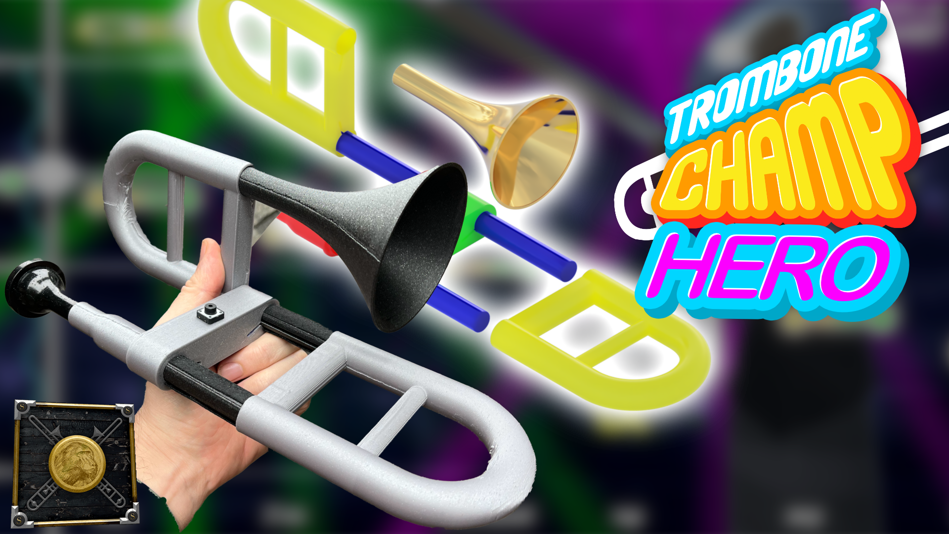 Trombone Champ Hero controller by fith Download free STL model