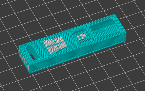 USB Stick Case for Nanodura USB Sticks - Windows Theme