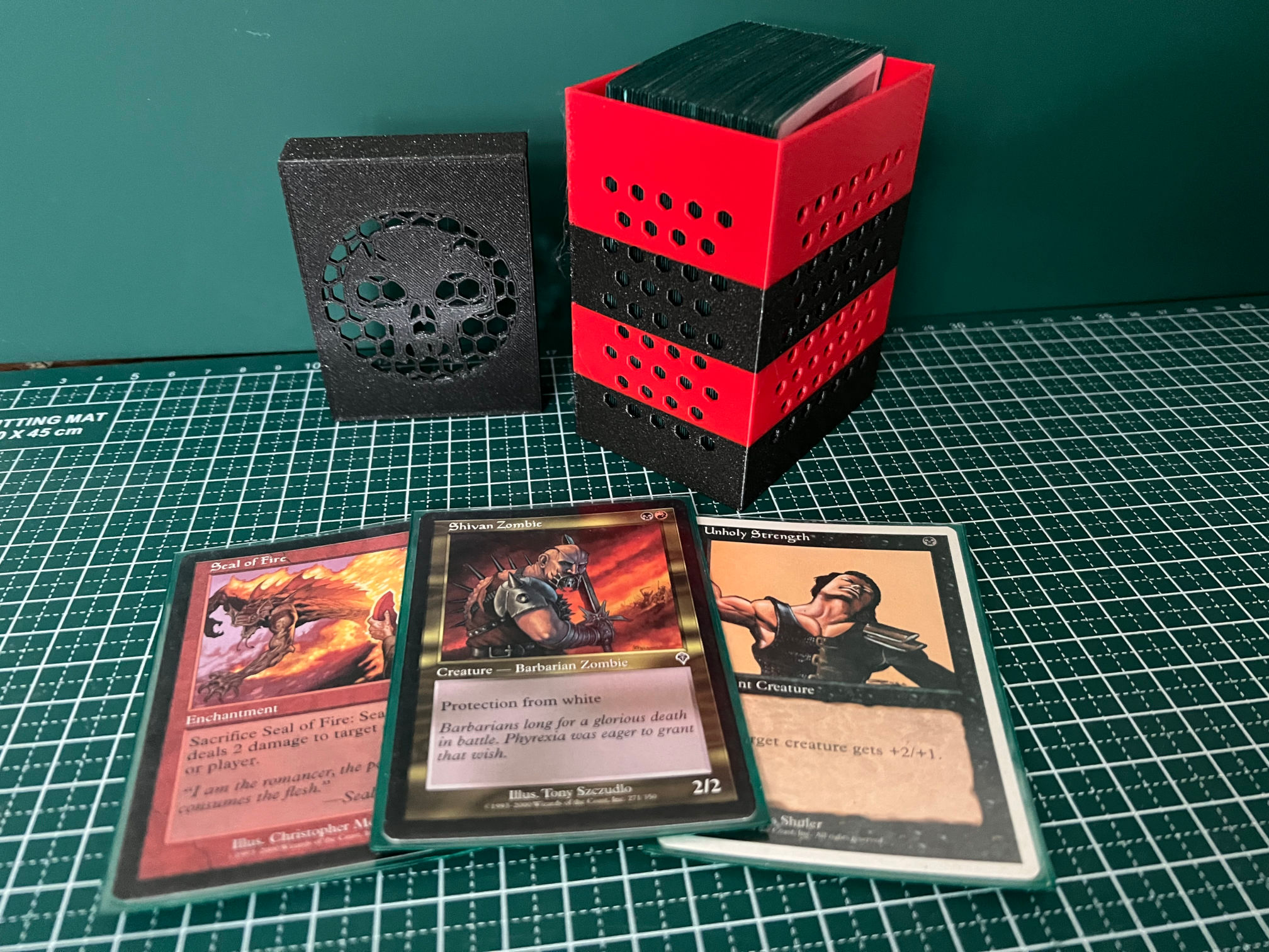 Magic The Gathering Black And Red Deck Box By Paul Cobbaut Download Free Stl Model 5753