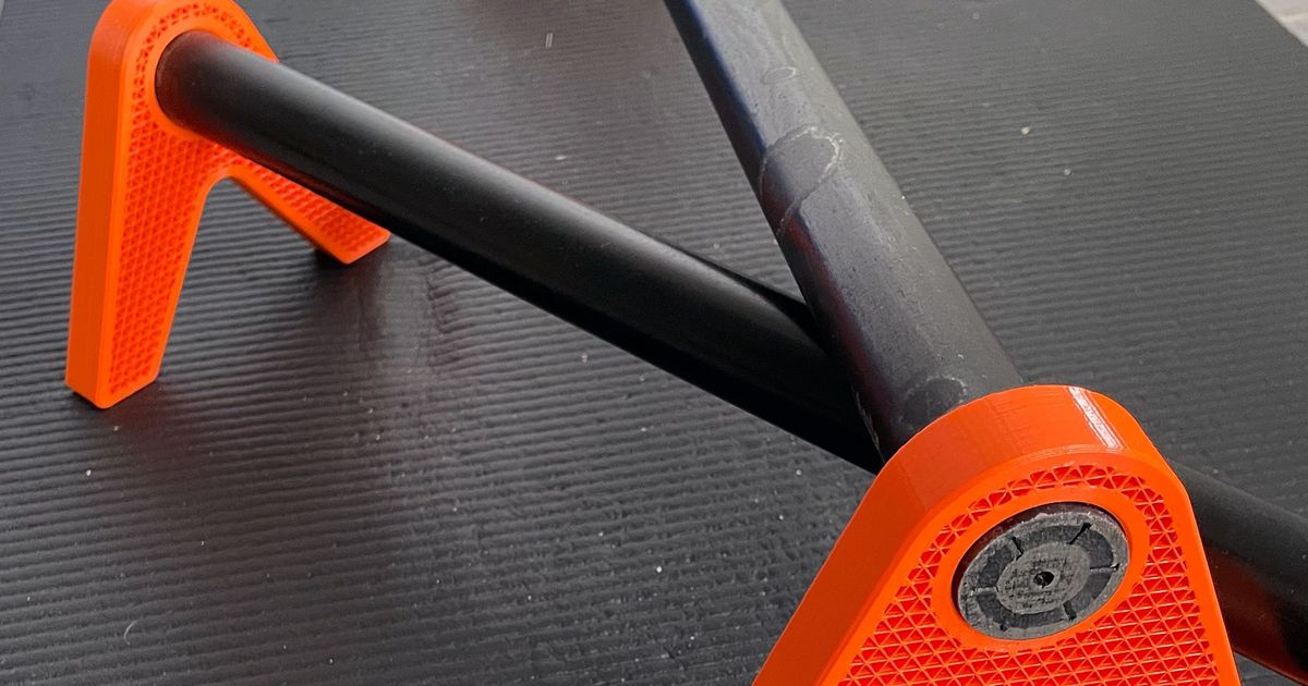Parametric Push Up Bar (Parallettes) by osayou Download free STL