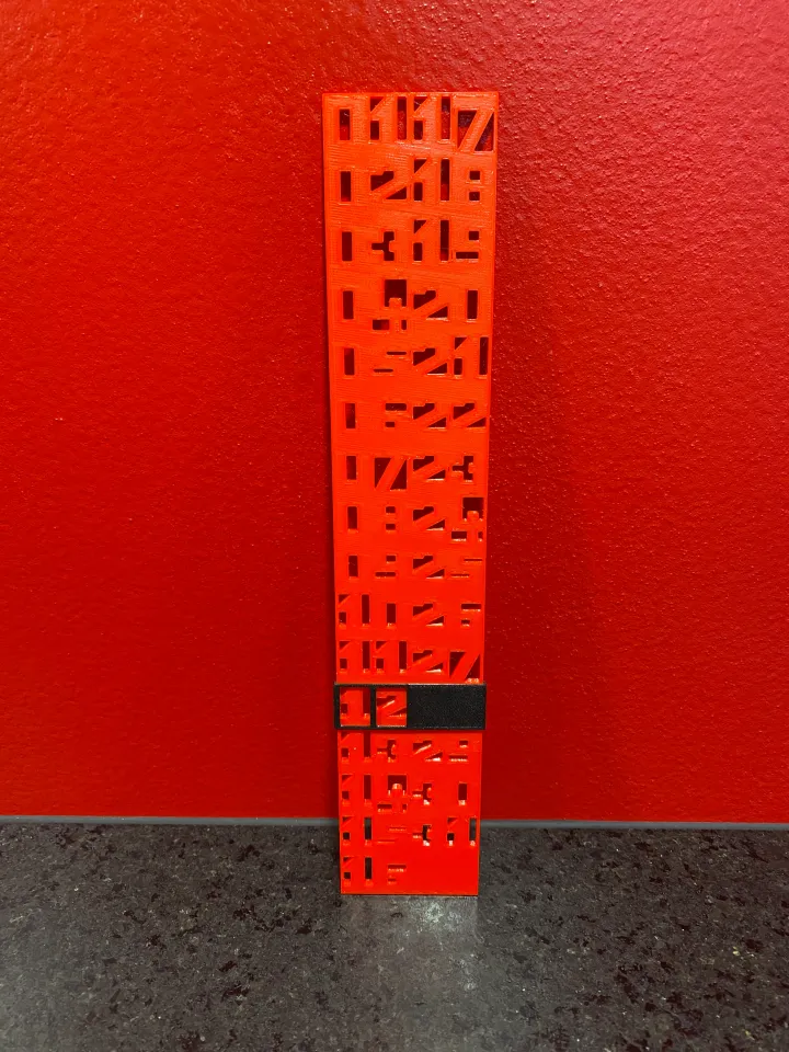 Cryptic Calendar by Padu | Download free STL model | Printables.com