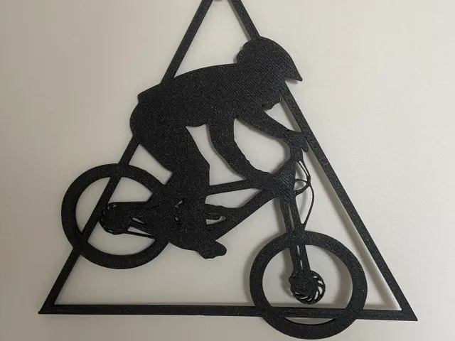 Mountain bike wallart