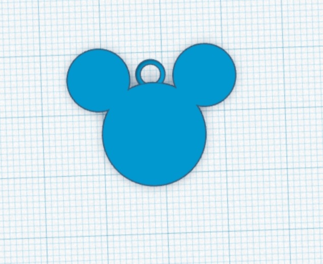 Mickey Pendant by 3d man | Download free STL model | Printables.com