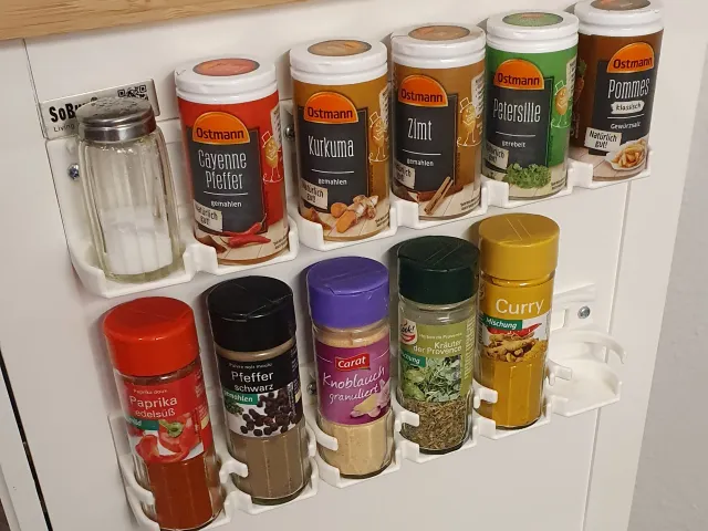 Wall Mounted Spice Rack