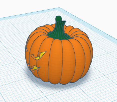 Miniatura 2 do modelo 3D Mini pumpkin