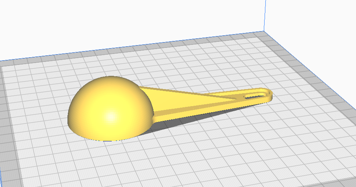 Spherical spoon 50mm diameter by Anselm L | Download free STL model ...