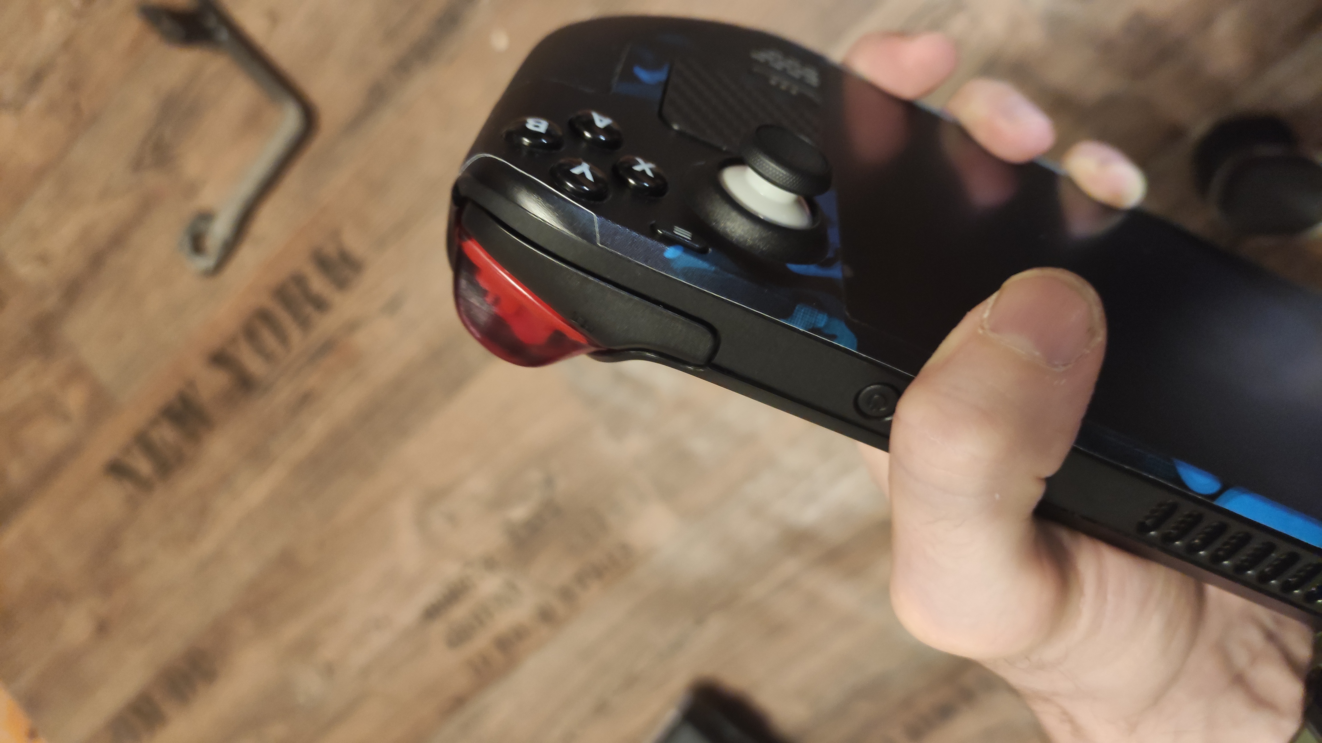 Steam Deck trigger button