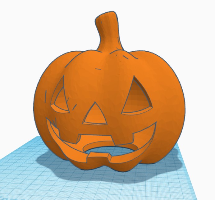Miniatura 2 do modelo 3D Jack O Lantern