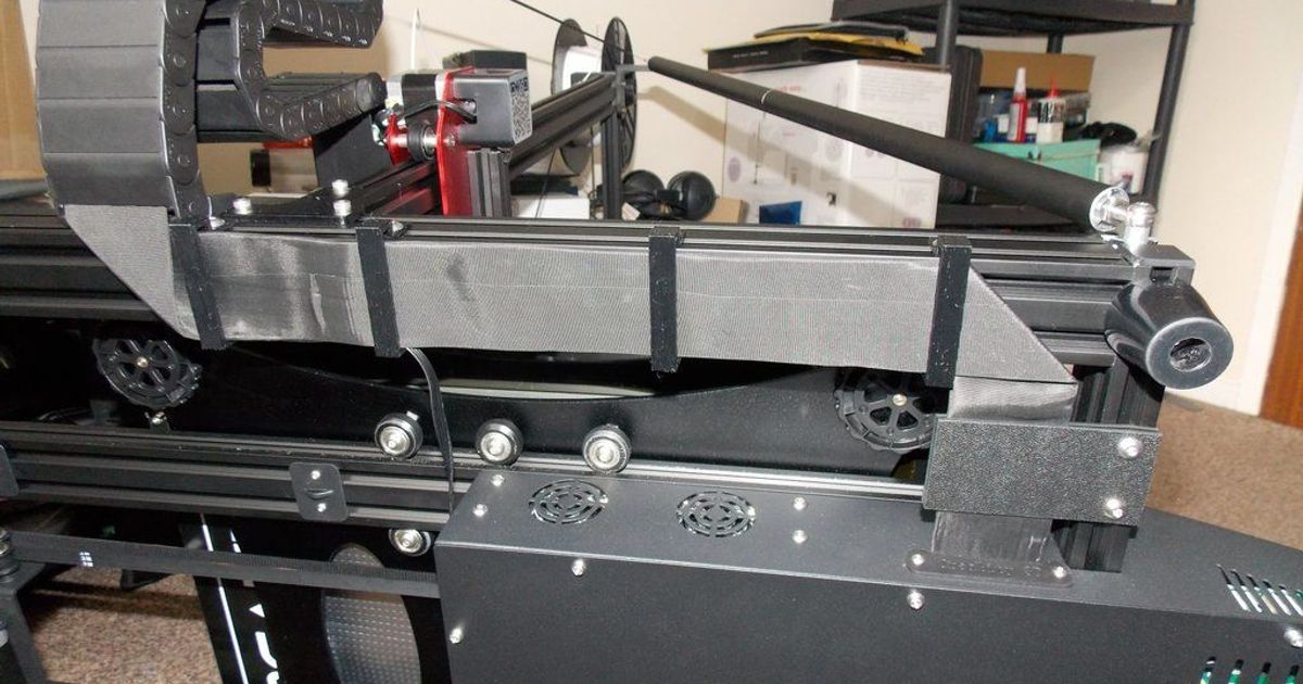 CR10 MAX ribbon cable holder by MvTile Download free STL model