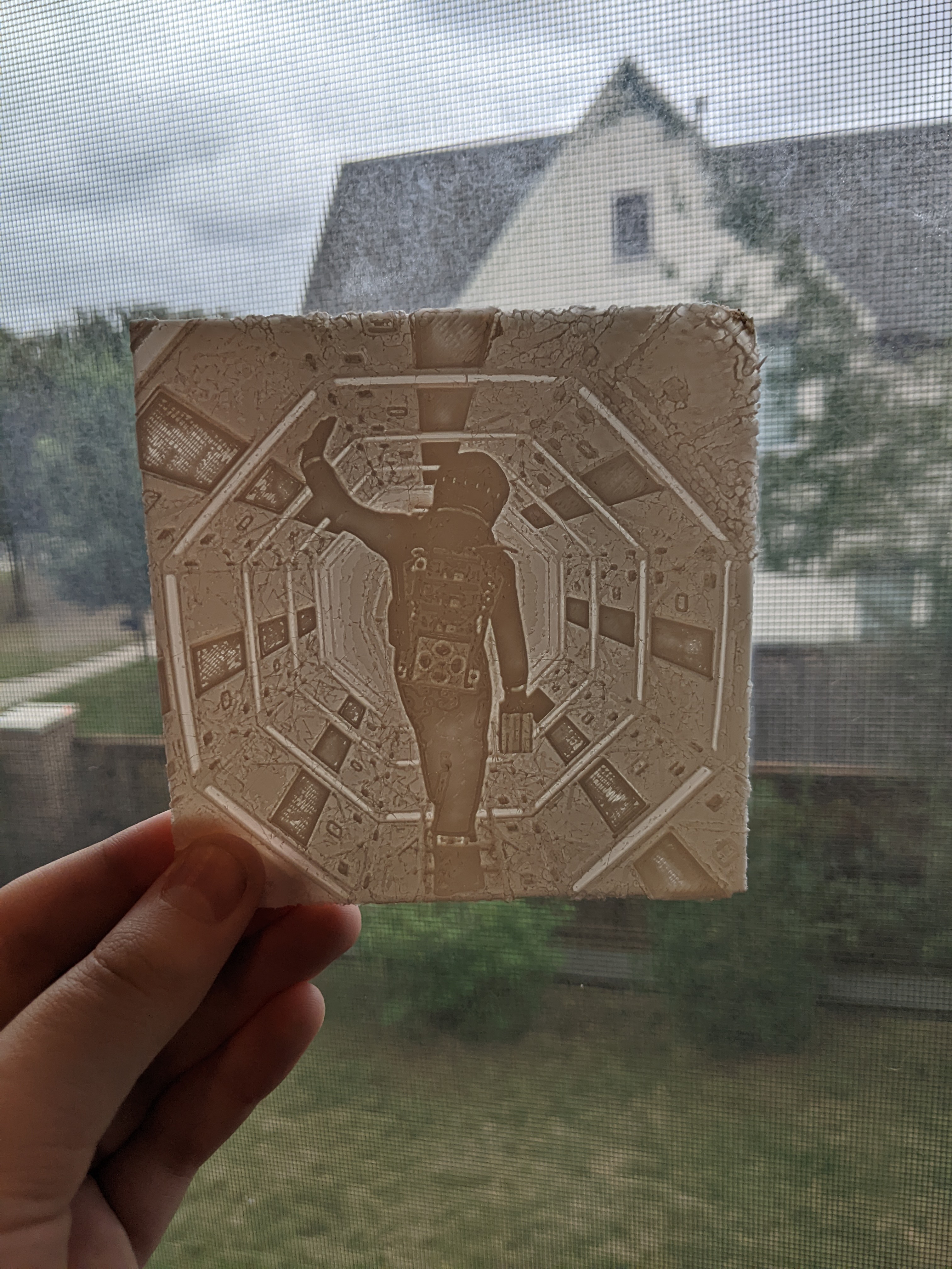 2001: A Space Odyssey Lithophane