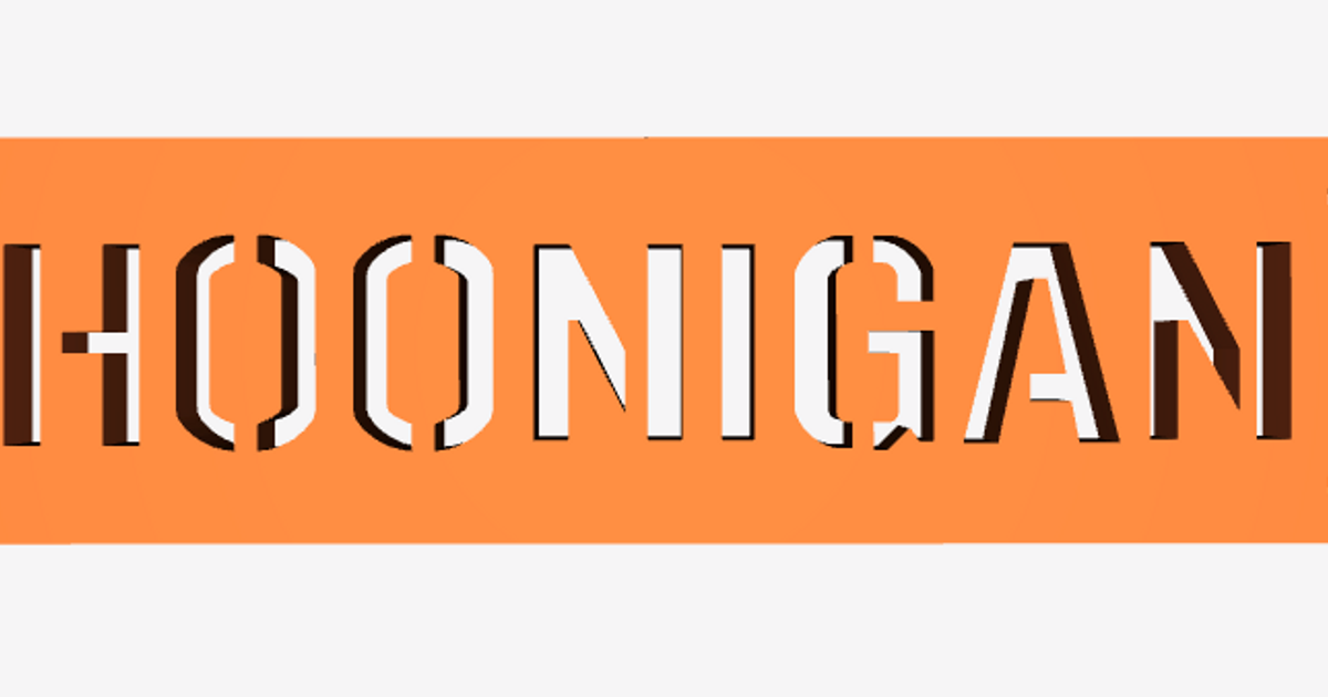 Hoonigan Logo Font