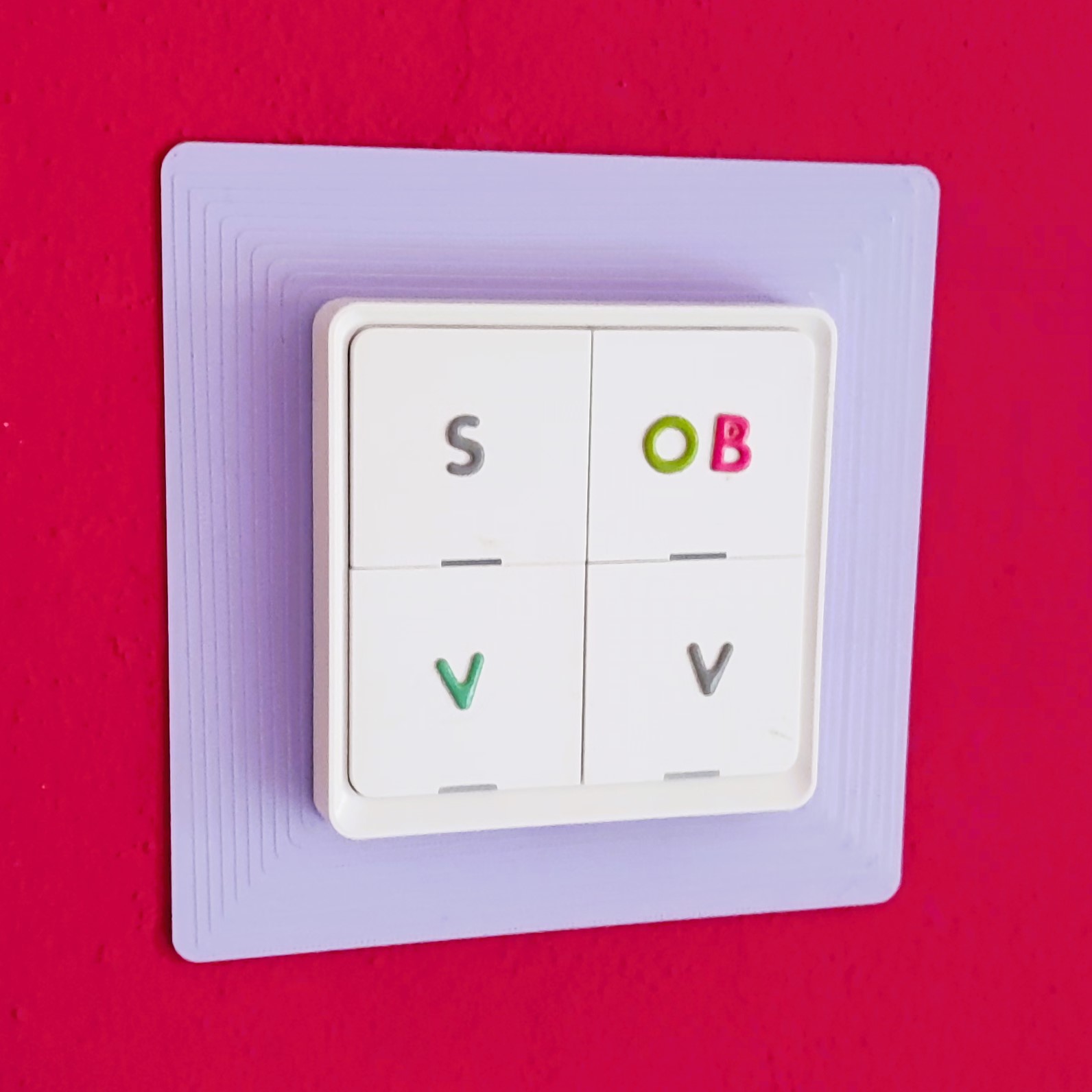 Smart switch 4Gang Tuya cover and base