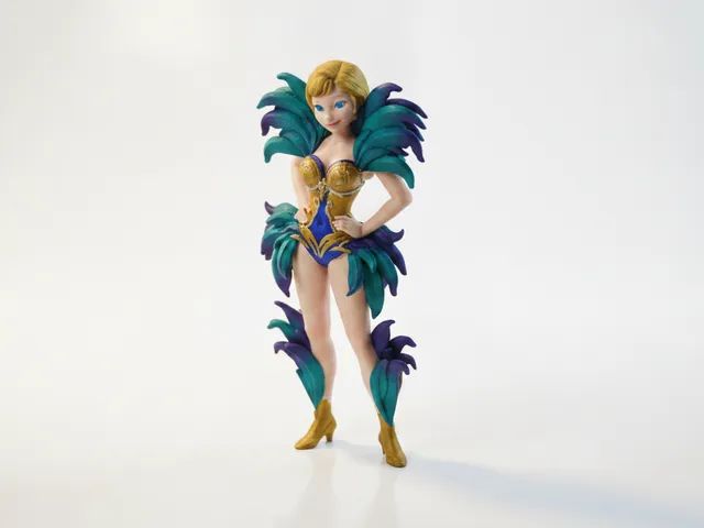 Fantasy Angel Figurine Female Character 3D Printable