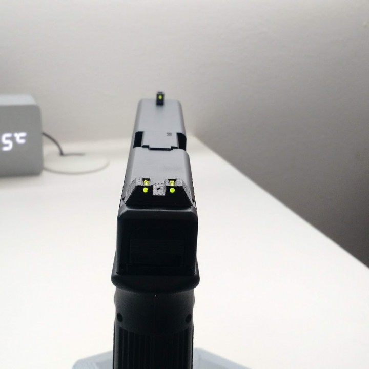 Airsoft Glock Optic fiber sights by pDrugos Download free STL model