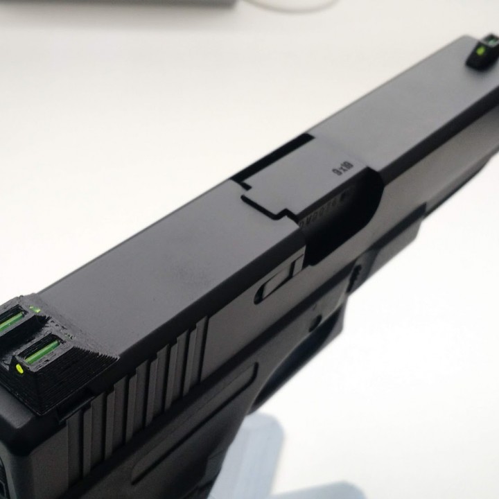 Airsoft Glock Optic fiber sights by pDrugos Download free STL model