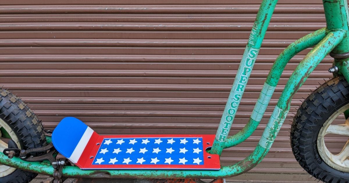 Vintage Scooter StarDeck by awestphalphoto Download free STL model