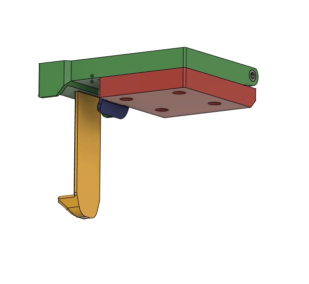 Miniatura 8 do modelo 3D Folding Leg IKEA LACK Table