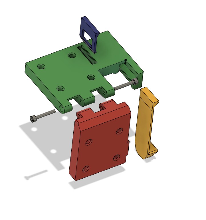Miniatura 2 do modelo 3D Folding Leg IKEA LACK Table