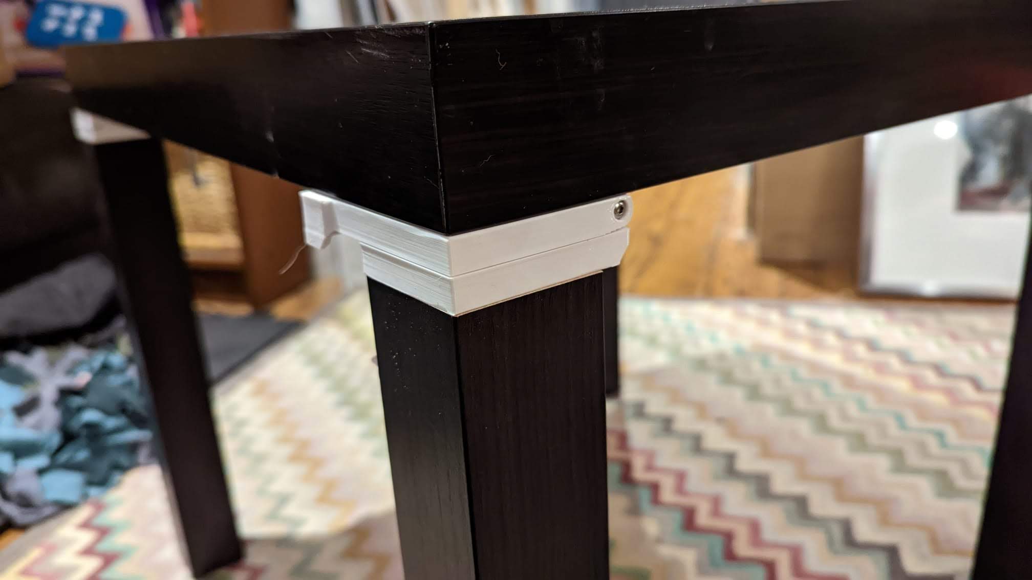 Miniatura 12 do modelo 3D Folding Leg IKEA LACK Table