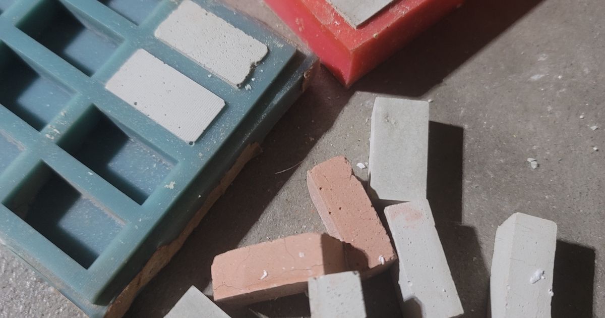 Producing 420 MINI BRICKS in ONE Mould. DIY Mini Bricks 