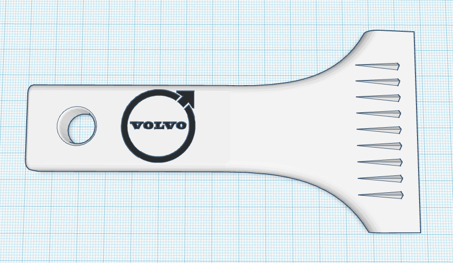 Ice scraper Volvo