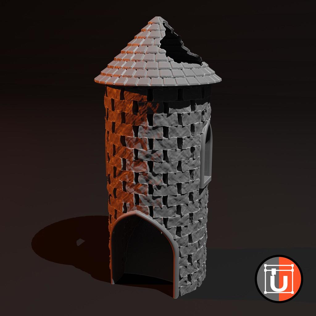Medieval Style Dice Tower by Udo's 3D World | Download free STL model ...