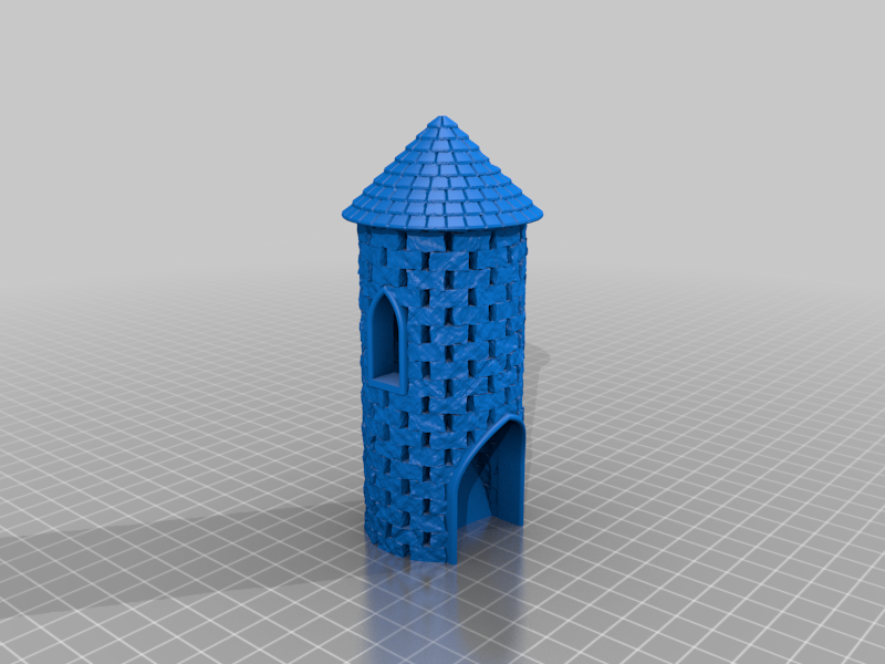 Medieval Style Dice Tower by Udo's 3D World | Download free STL model ...