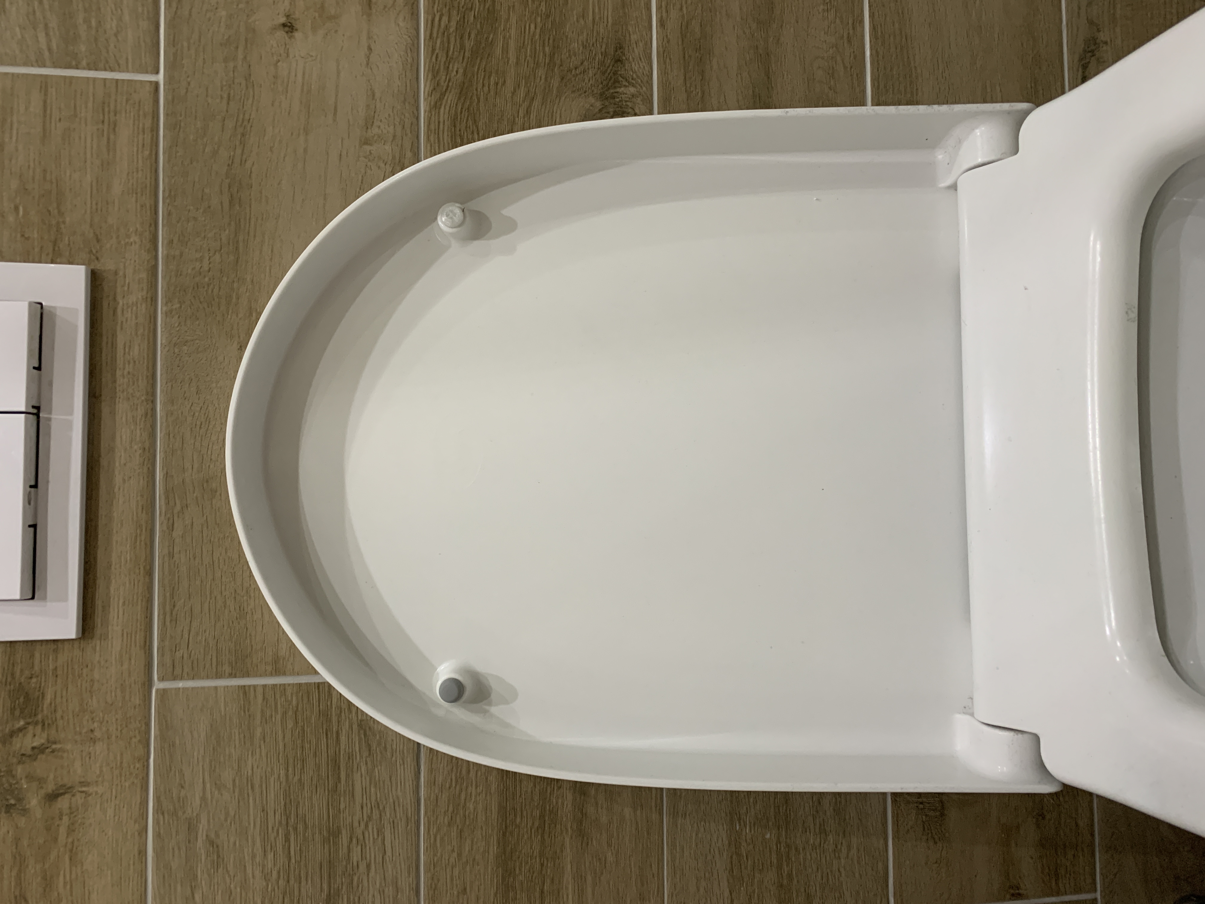 Toilet seat rubber bumper replacement