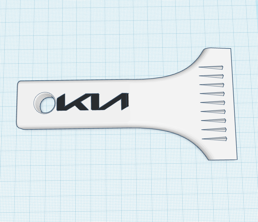 Ice scraper KIA
