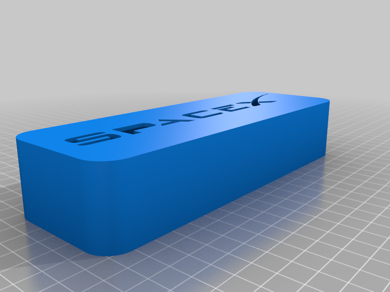 Miniatura 2 do modelo 3D SpaceX Logo Lamp