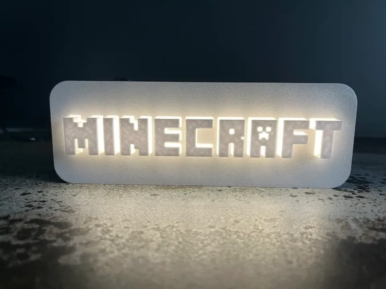 Minecraft Logo Light