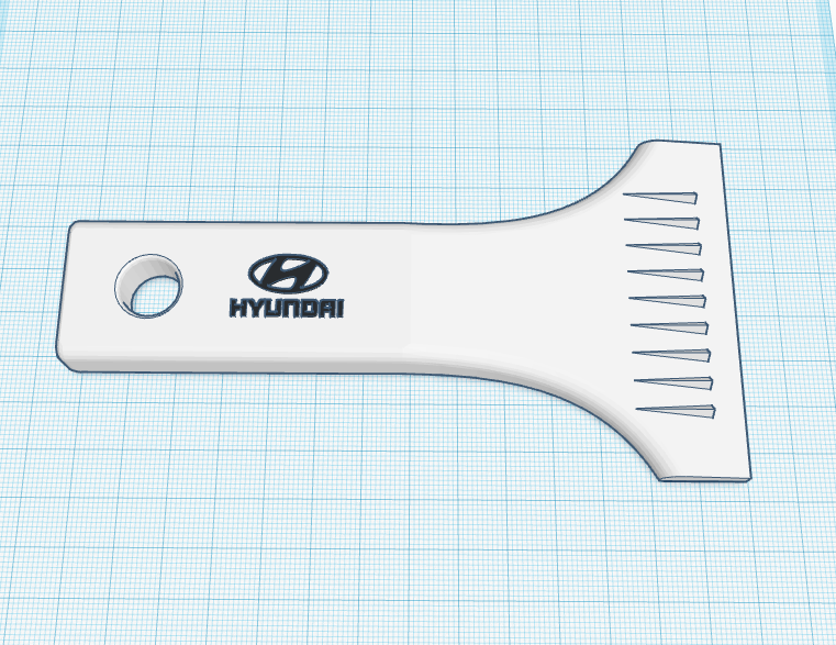 Ice scraper Hyundai