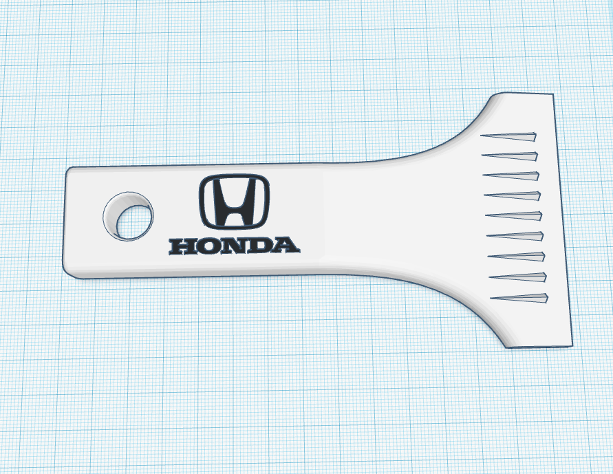 Ice scraper Honda