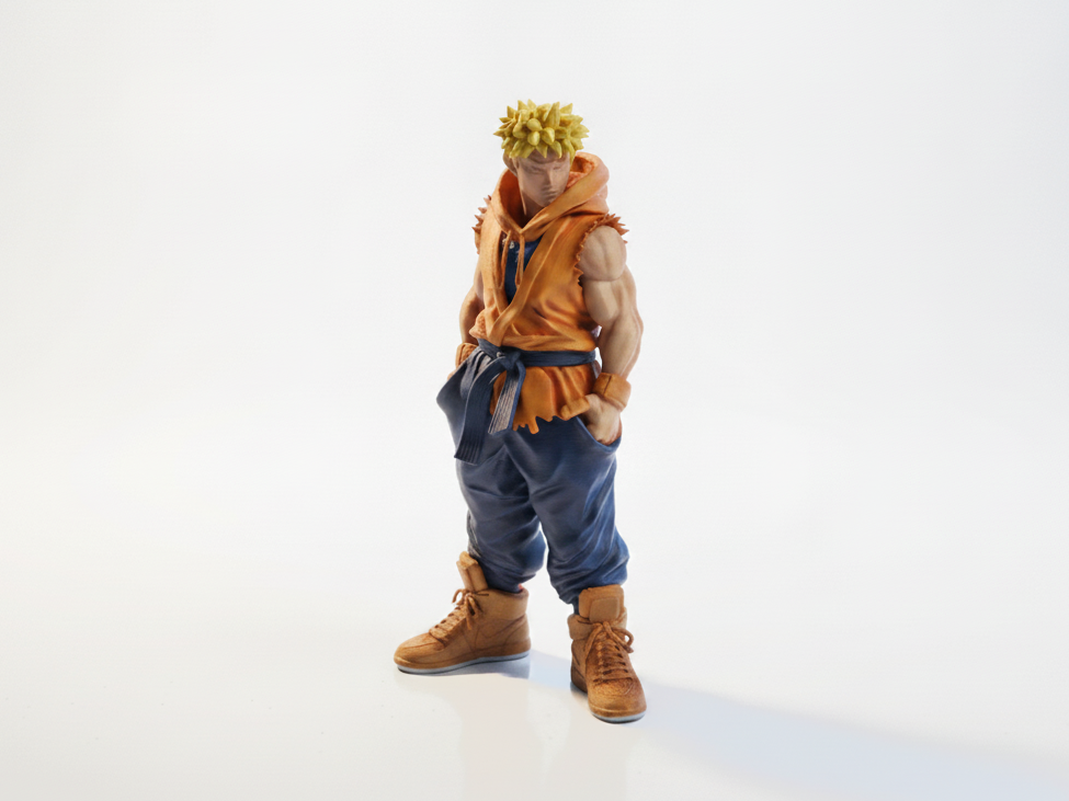 Ryu Street Fighter Figurine Gaming 3D Printable