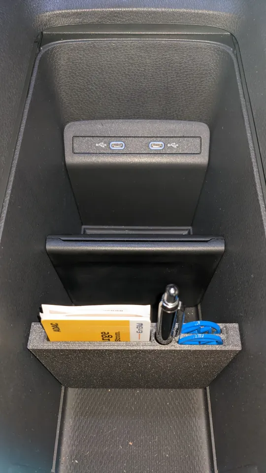 VW ID.3 Center Console Divider by S. Stobbe | Download free STL model ...