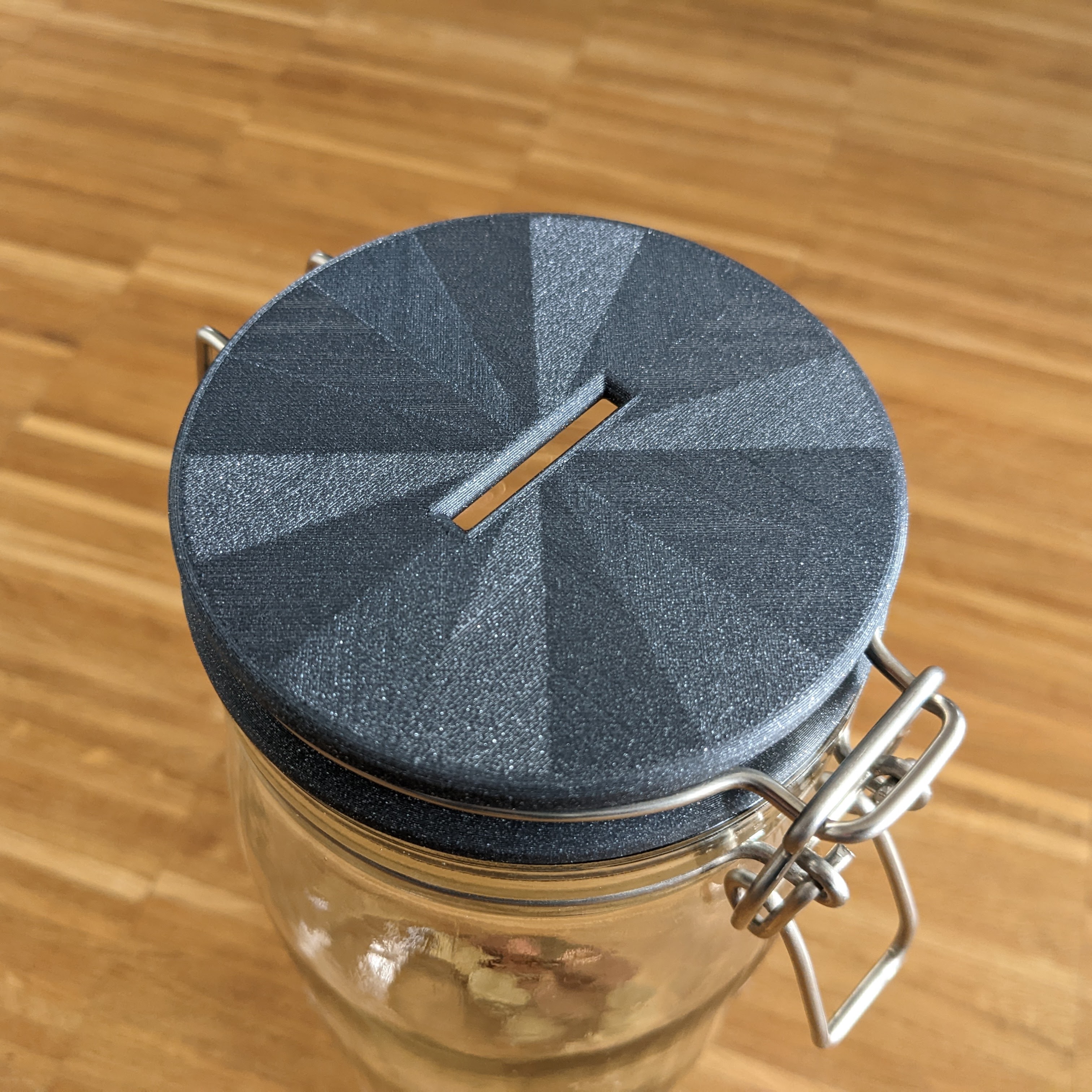 Piggy Bank Lid for IKEA KORKEN Jar