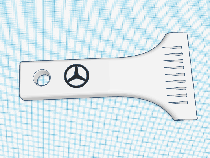 Ice scraper Mercedes