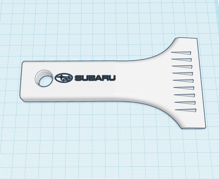 Ice scraper Subaru