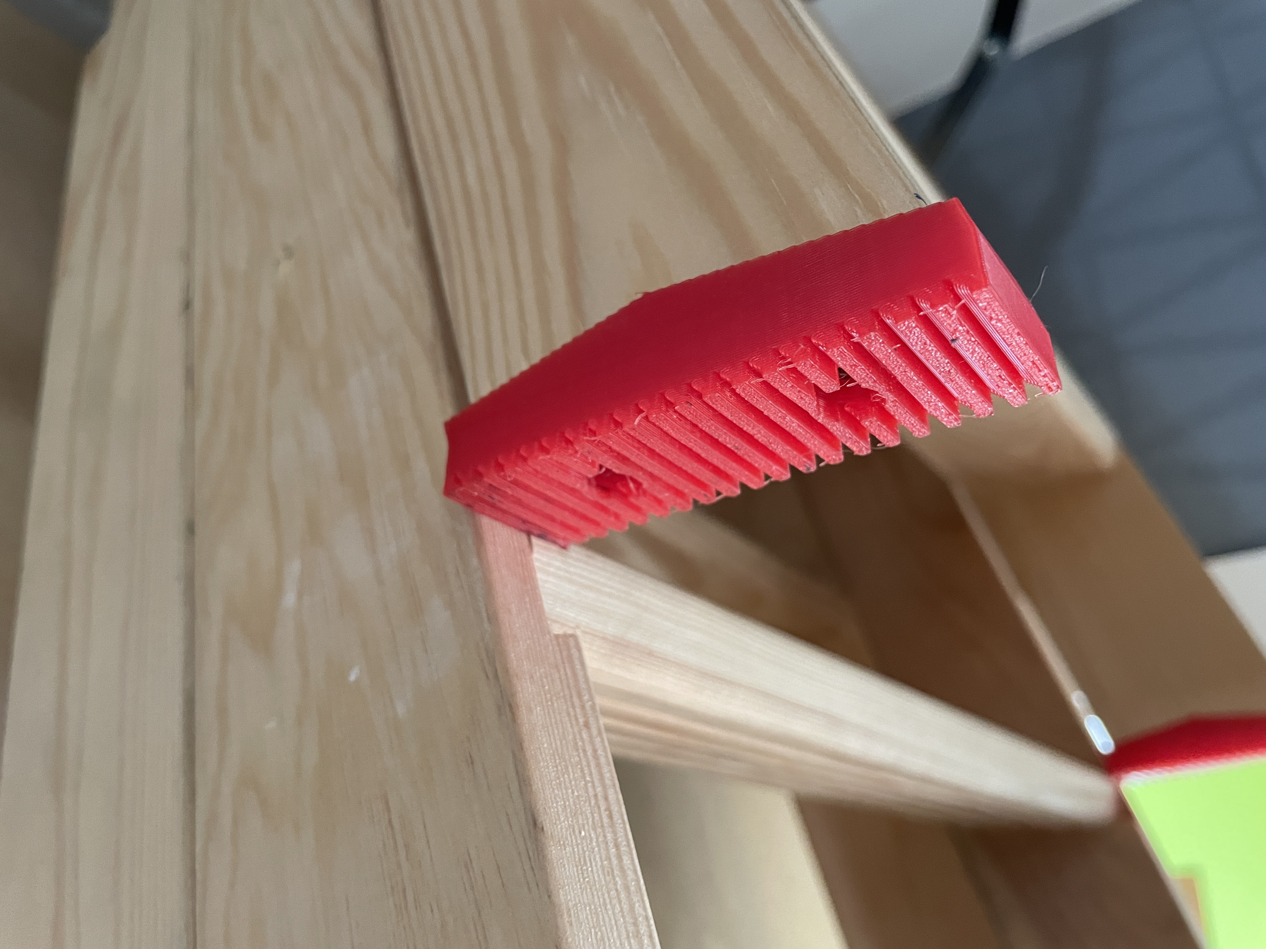 Attic ladder bumper
