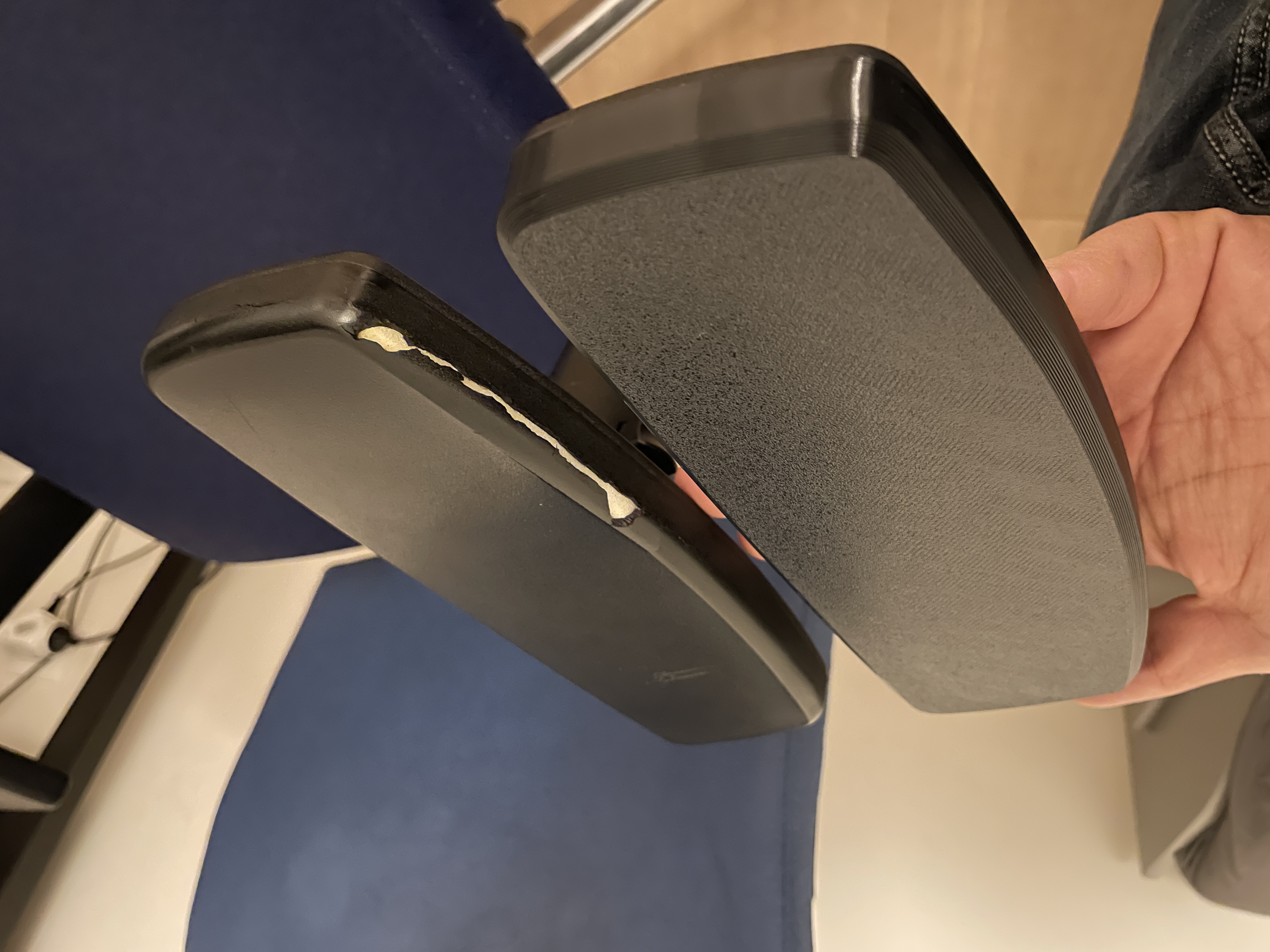 Office chair armrest fix by RobSmo Download free STL model