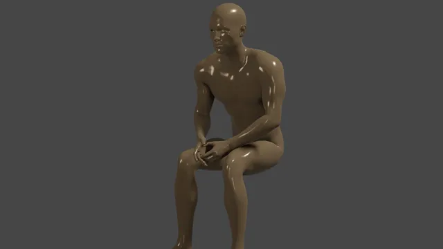 man sitting