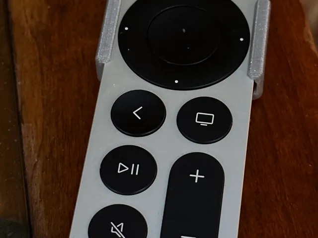 Slightly larger Apple TV remote Siri button blocker