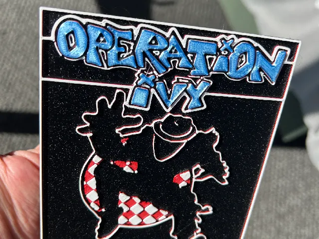 Operation Ivy band 3d logo