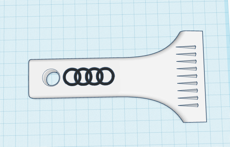 Ice scraper Audi