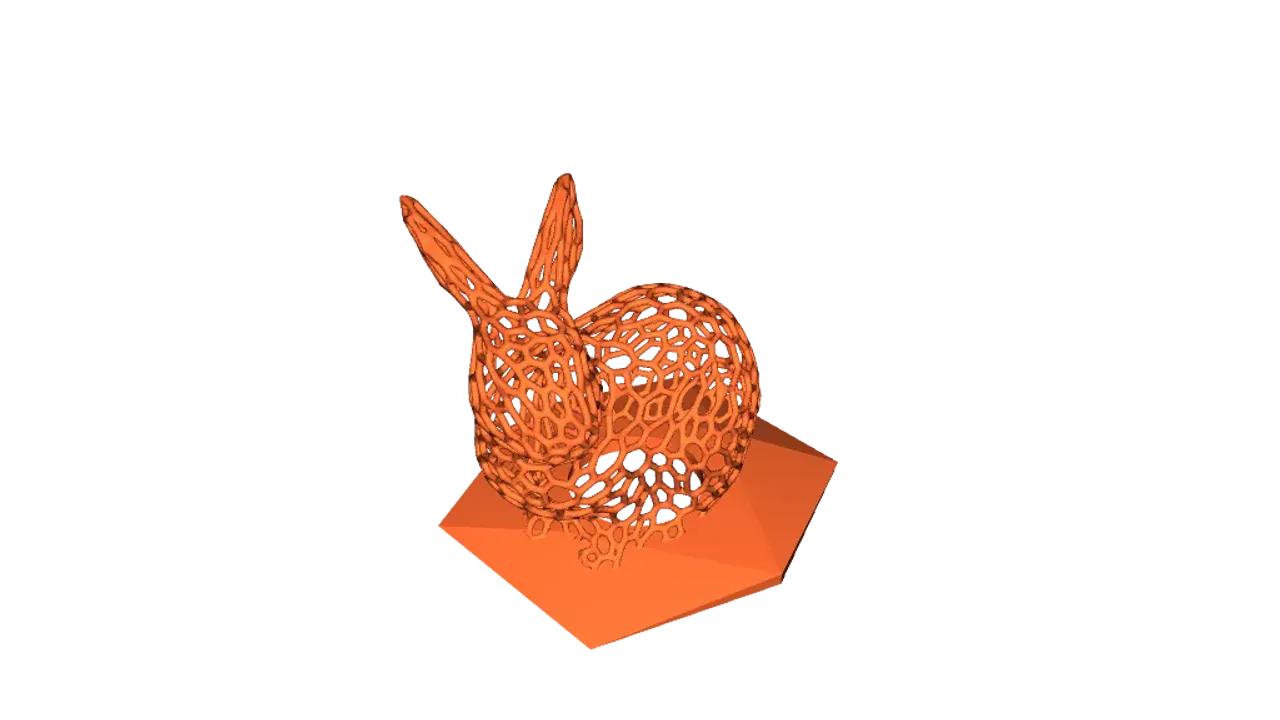 Nice holed Rabbit for ledlight by Robert-HV | Download free STL model ...