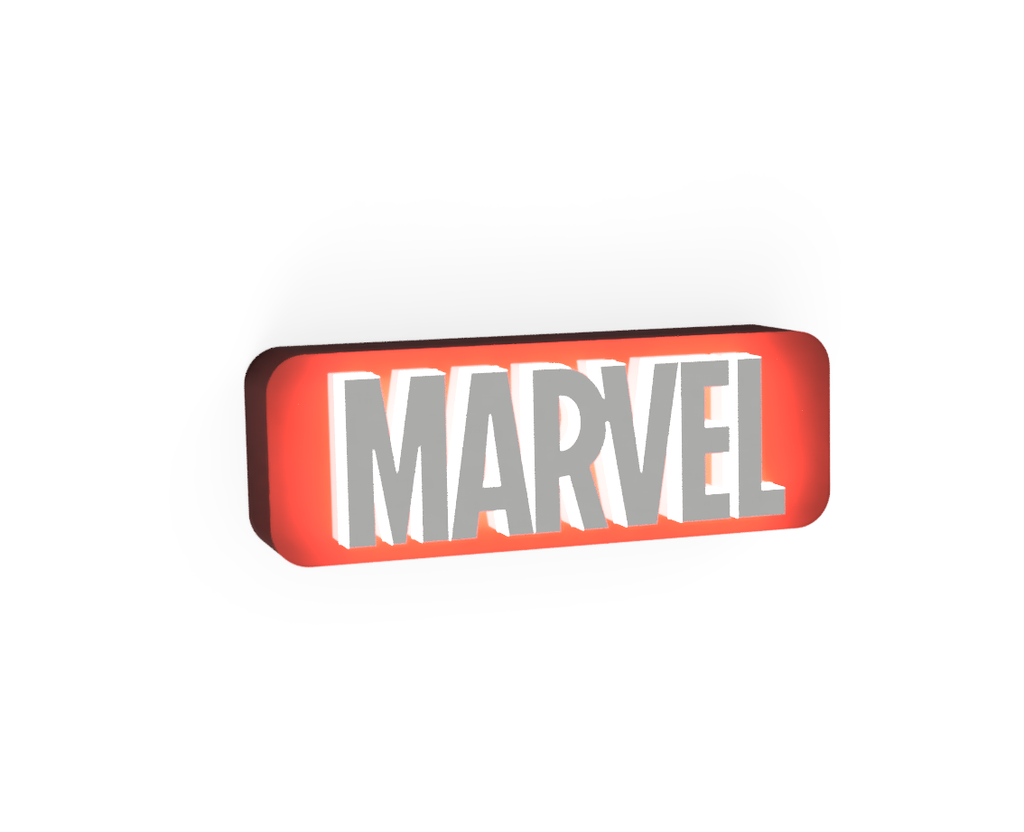 MARVEL Logo Lamp