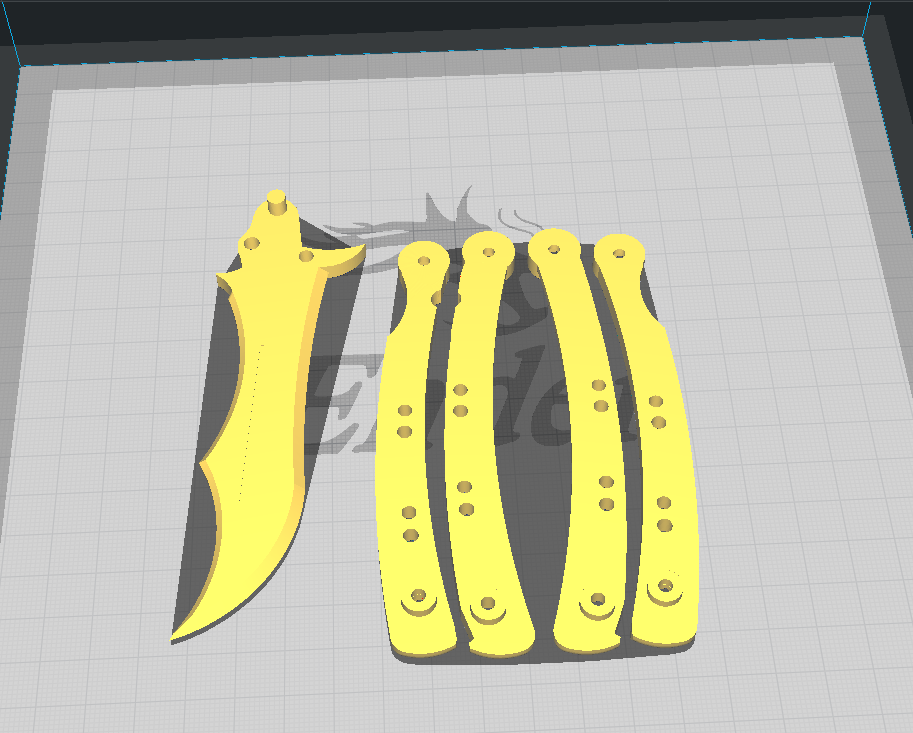 Simple CS:GO butterfly knife