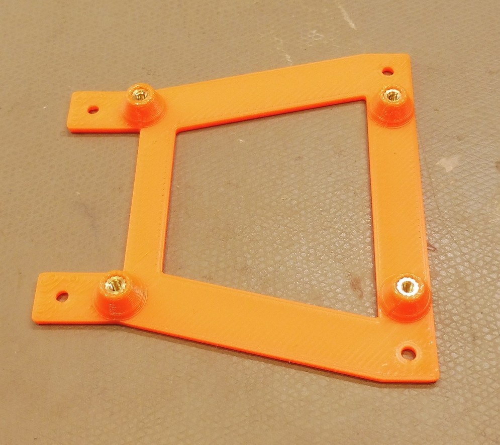 Simple Raspberry Pi rack / stack mount by hli | Download free STL model ...