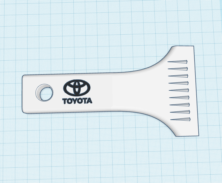 Ice scraper Toyota