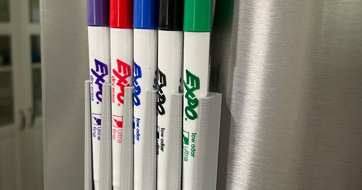 Fine Tip Expo Marker Holder by InsaneNemesis Download free STL